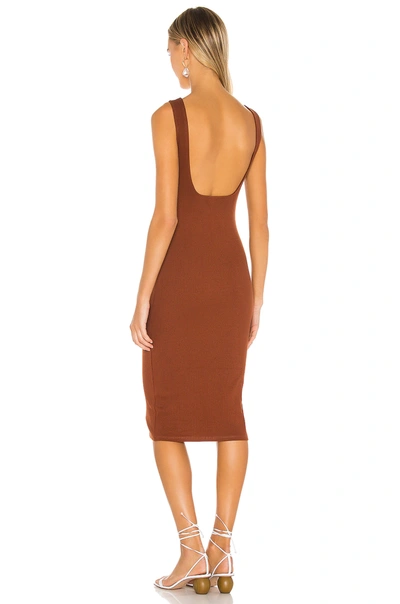 FLEUR 裙子 – 巧克力棕色