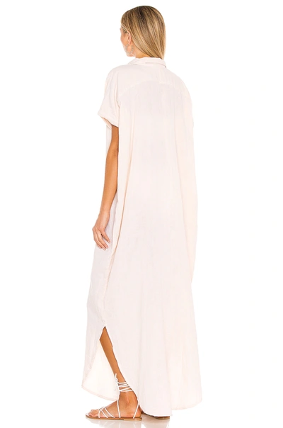 Shop Acacia Oahu Cotton Gauze Dress In Bone