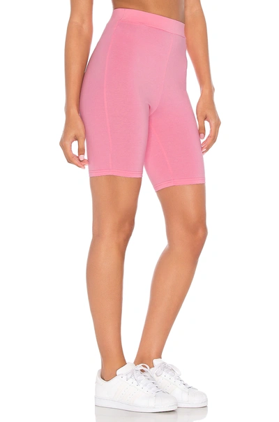 Shop Superdown Antonia Biker Short In Pink