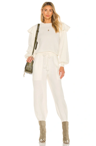 Shop Ulla Johnson Alfie Pant In Creme