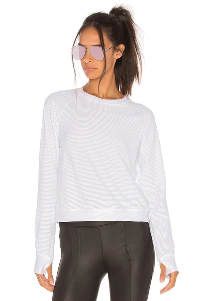 Shop Koral Sofia Pullover In White