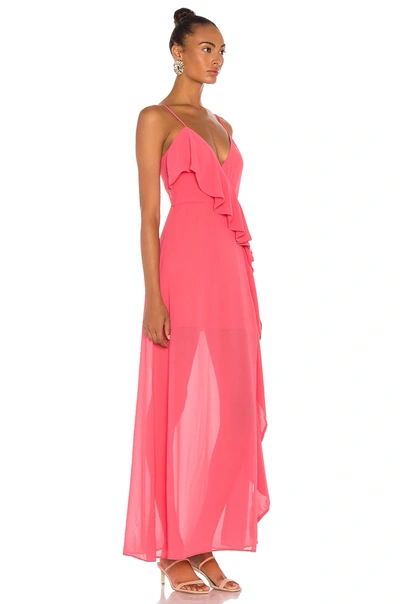 Shop Lovers & Friends Darcy Maxi Dress In Grapefruit Pink