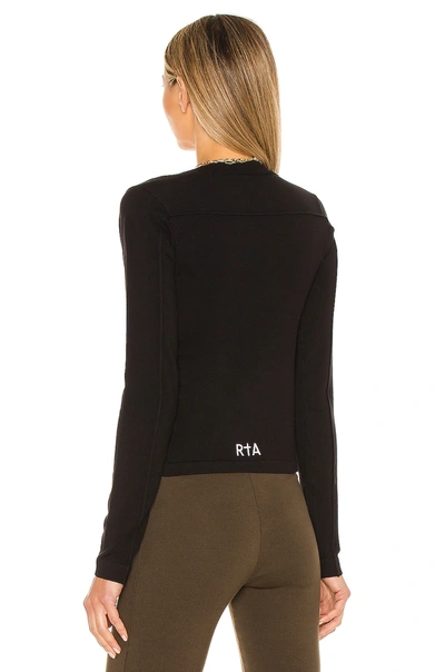 Shop Rta Lise Sweater In Black
