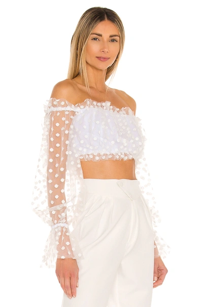 Majorelle Baby Bye Bye Top In White
