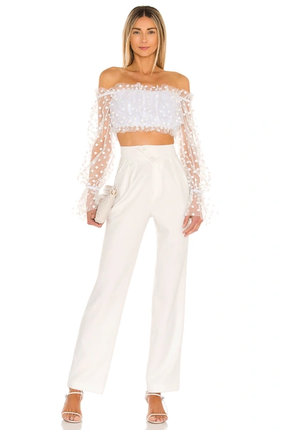 Majorelle Baby Bye Bye Top In White