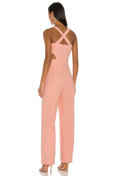 Shop Kendall + Kylie Slim Jumpsuit In Orange Soda