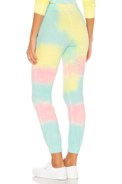 Shop Frankies Bikinis Aiden Sweatpant In Rainbow Tie Dye