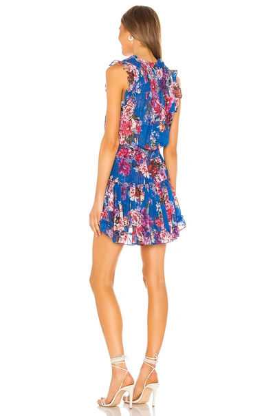 Shop Misa Sabine Dress In Digital Floral Print