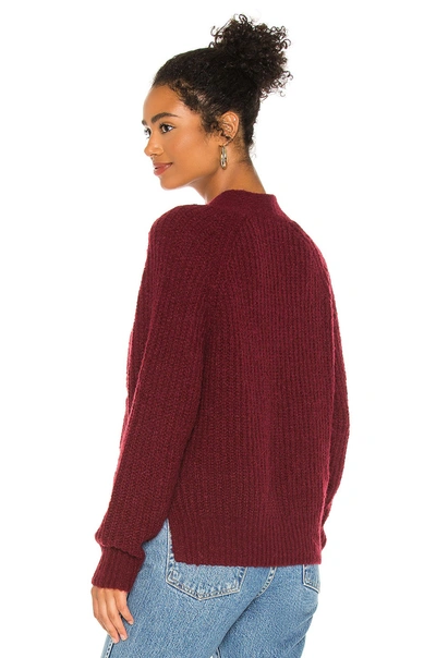 Shop A.l.c Cleveland Cardigan In Plum Wine