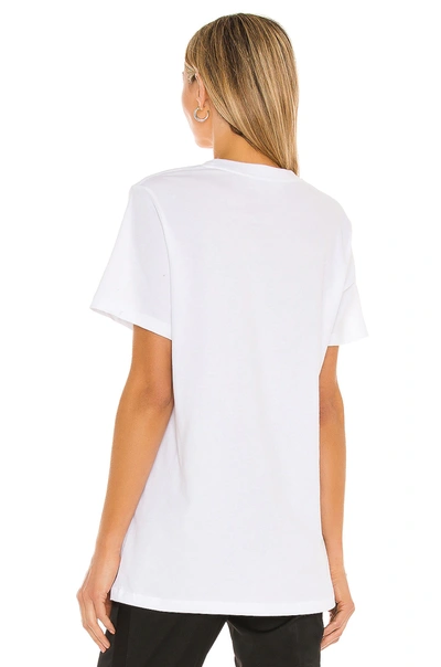 SANTO 图案T恤 – 光纤白