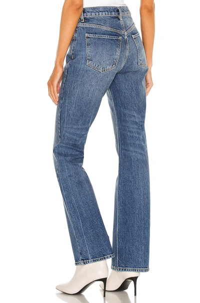 Shop Free People French Girl Flare Jean In Aura Blue