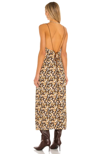 Shop House Of Harlow 1960 X Revolve Leopard Slip Dress In Brown Leopard