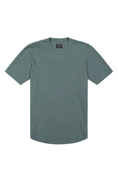 Shop Goodlife Scallop Short Sleeve T-shirt In Evergreen