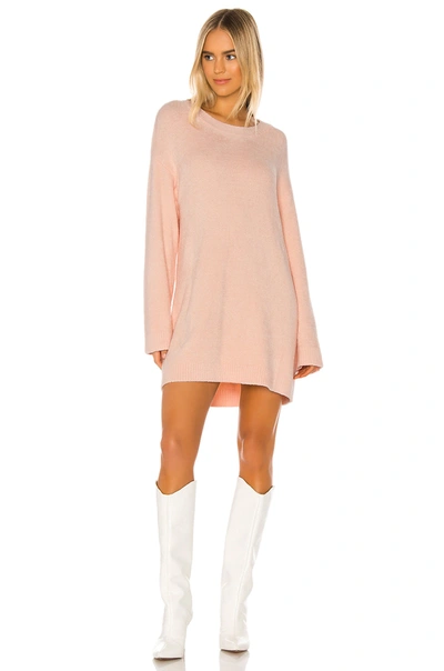 Shop Lovers & Friends Montley Sweater Dress In Blush