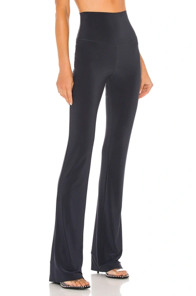 Shop Norma Kamali Boot Pant In Charcoal