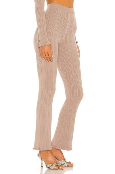 Tularosa Variegated Rib Pant In Taupe