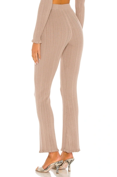 Tularosa Variegated Rib Pant In Taupe