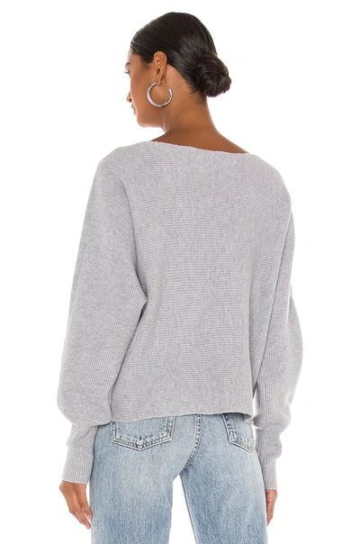 House Of Harlow 1960 X Revolve Winifred Wide Neck Sweater In Grey