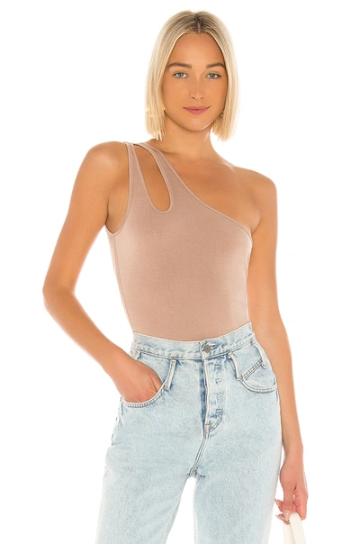 Shop Lovers & Friends Baro Bodysuit In Taupe