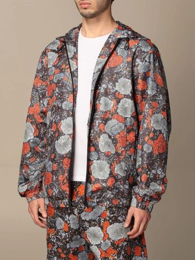 Shop Mcq By Alexander Mcqueen Jacket Albion By Mcq Printed Nylon Jacket In Multicolor