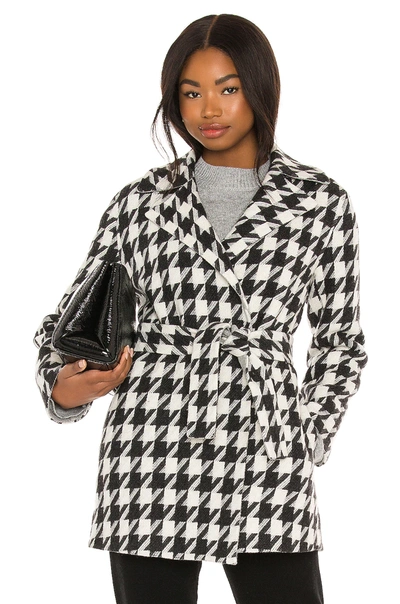 Shop Theory Belted Overlay Coat In Multi