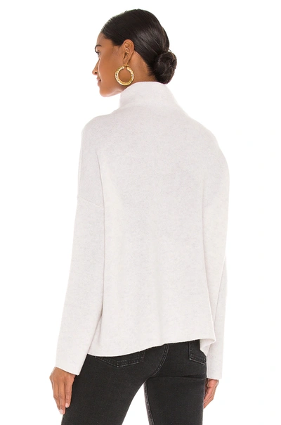 Shop Vince Funnel Neck Pullover In White