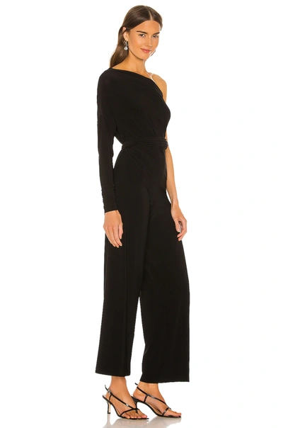 Shop Norma Kamali Tie Front All In Black