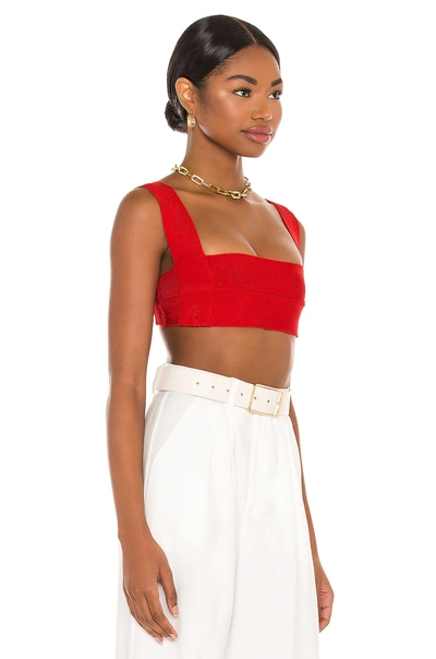 Shop Haight Knit Amanda Top In Red