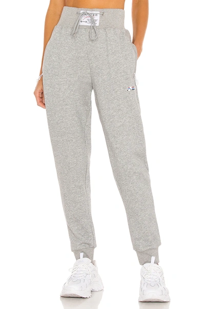 Shop Adam Selman Sport Hi-rise Sweatpant In Heather Grey