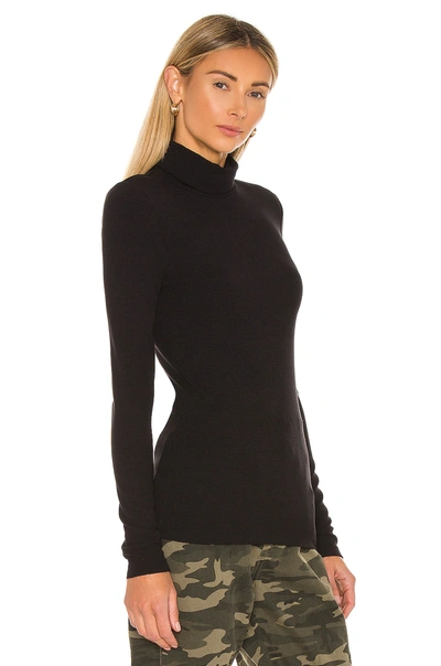 Sanctuary Essential Turtleneck Top In Black