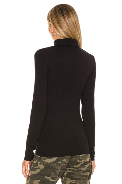 Sanctuary Essential Turtleneck Top In Black