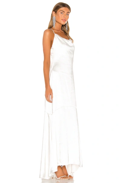 Elliatt Aisle Satin Slipdress In White