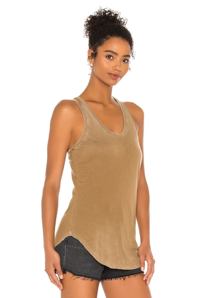 Cotton Citizen X Revolve The Mykonos Racer Tank In Vintage Java