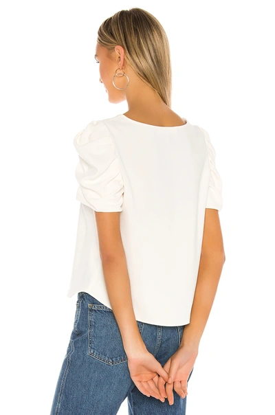 Shop Amanda Uprichard Merris Top In Ivory