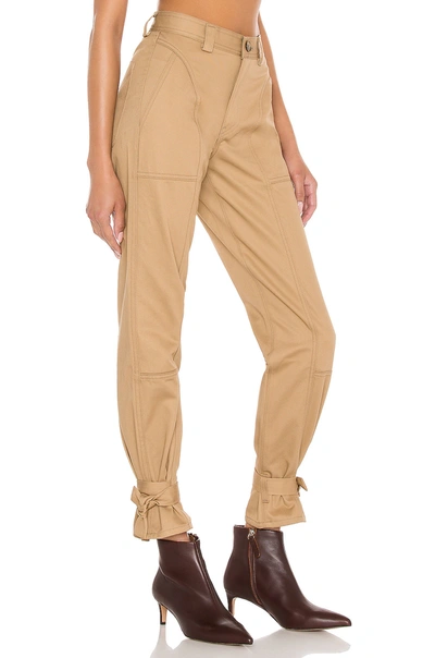 Shop Trave Darcy Cinched Ankle Trouser In Blondie