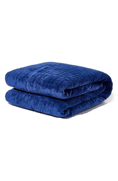 Shop Gravity The Original  Weighted Blanket In Navy