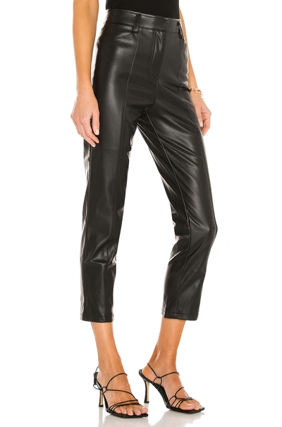 Shop Lblc The Label Jen Faux Leather Trouser In Black