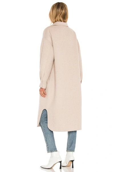 Shop L'academie Isabel Shacket In Beige