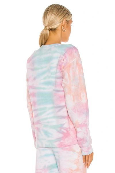 Shop Danzy Tie Dye Collection Sweatshirt In Sherbet
