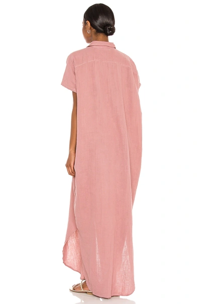 Shop Acacia Oahu Cotton Gauze Duster In Petal