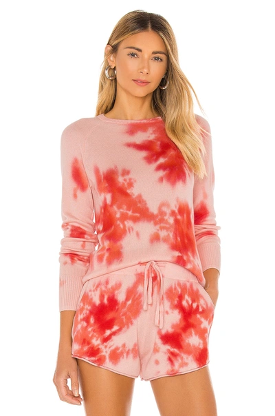 Shop Lovers & Friends Sierra Pullover In Pink Tie Dye