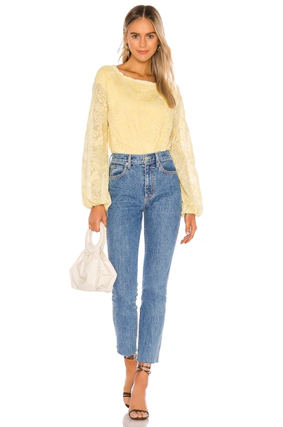 Shop Tularosa Tilly Top In Lemon Drop