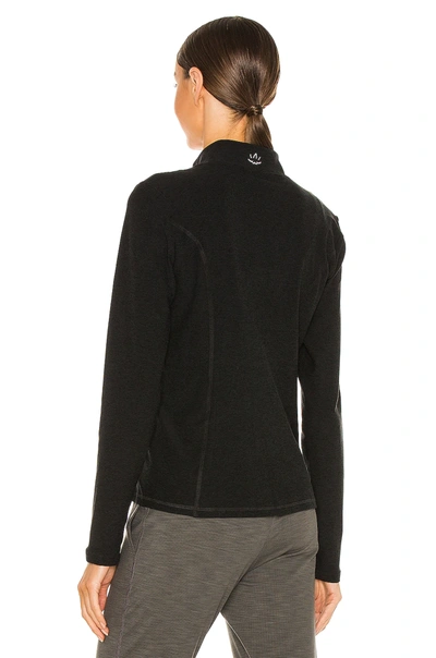 Beyond Yoga Spacedye On The Go Mock Neck Jacket In Darkest Night