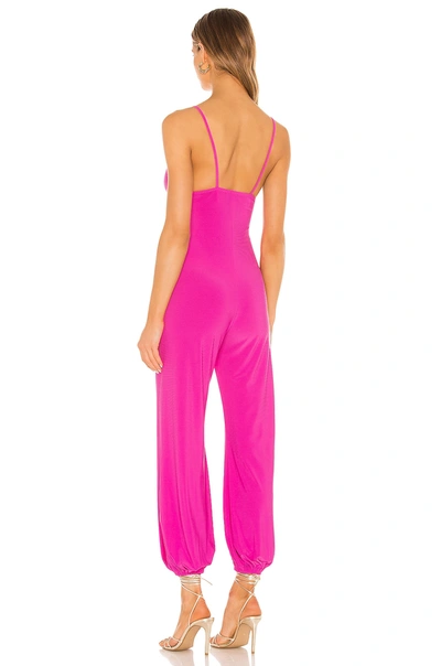 Shop Norma Kamali X Revolve Slip Jog Jumpsuit In Orchid Pink