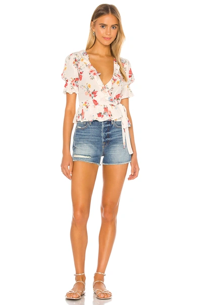 Shop Privacy Please Mari Top In Ivory Harper Floral