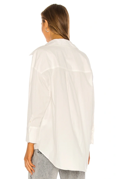 Shop Anine Bing Mika Shirt In White