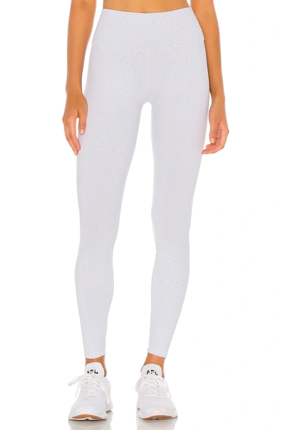 Shop Alo Yoga High Waist Vapor Leopard Legging In White