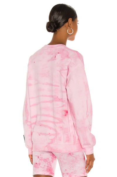 Shop Danzy Tie Dye Collection Sweatshirt In Pink