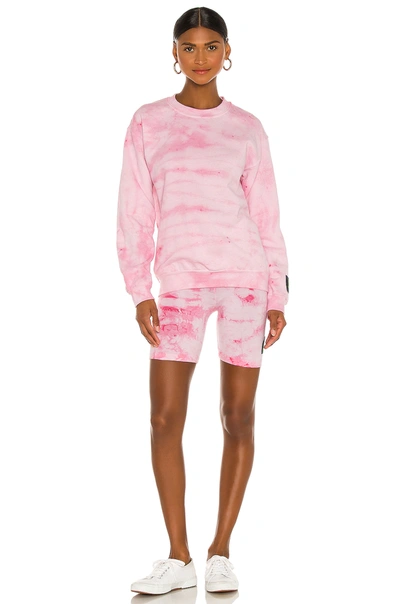 Shop Danzy Tie Dye Collection Sweatshirt In Pink