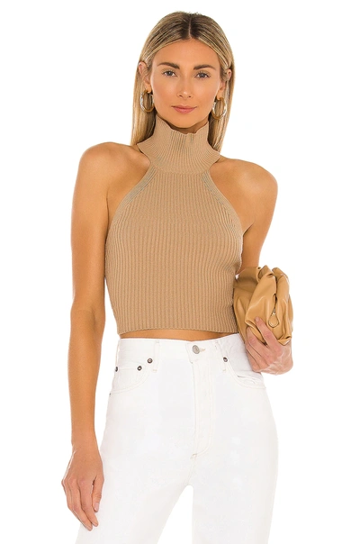 Shop House Of Harlow 1960 X Revolve Heather Halter Top In Toffee
